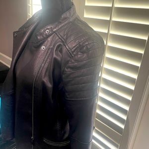 Banana Republic Moto style jacket with zip front.